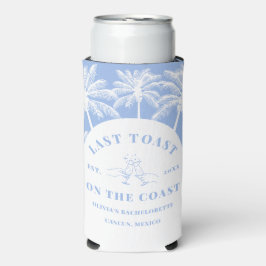 Letzten Toast am Strand Bachelorette Cooler Selters Dosenkühler