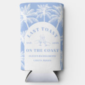 Letzten Toast am Strand Bachelorette Cooler Selters Dosenkühler (Vorderseite)