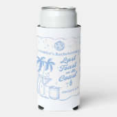 Letzten Toast am Strand Bachelorette Cooler Selters Dosenkühler (Seltzer Vorderseite)