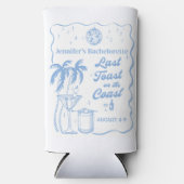 Letzten Toast am Strand Bachelorette Cooler Selters Dosenkühler (Vorderseite)