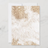 Letzten Toast am Strand Bachelorette Einladung (Rückseite)