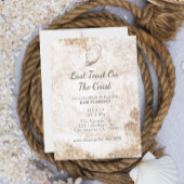 Letzten Toast am Strand Bachelorette Einladung