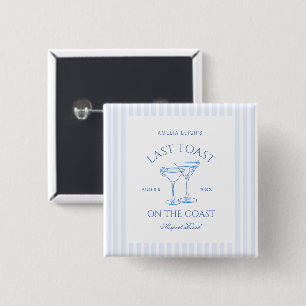 Letzten Toast am Strand Blue Bachelorette Button