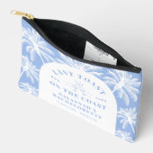 Letzten Toast am Strand Blue Bachelorette Zubehörtasche (Offen)