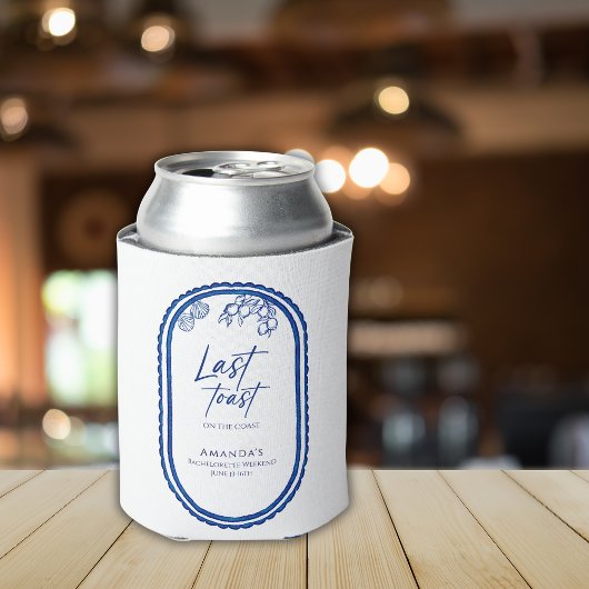 Letzten Toast am Wochenende am Strand Bechelorette Dosenkühler