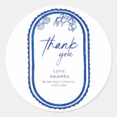 Letzten Toast am Wochenende am Strand Bechelorette Runder Aufkleber (Vorderseite)