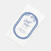 Letzten Toast am Wochenende am Strand Bechelorette Serviette (Ecke)