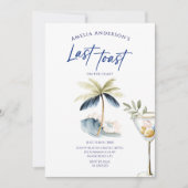 Letzten Toast am Wochenende des Bechelorette-Küste Einladung (Vorderseite)