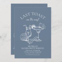 Letzten Toast am Wochenende des Küstenbachelorette