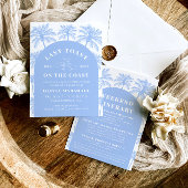 Letzten Toast am Wochenende des Küstenbachelorette Einladung