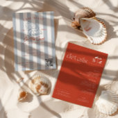 Letzten Toast am Wochenende des Küstenbachelorette Einladung