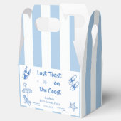 Letzten Toast am Wochenende des Küstenbachelorette Geschenkschachtel (Geöffnet)