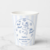 Letzten Toast am Wochenende des Küstenbachelorette Pappbecher (Vorderseite)