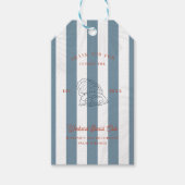 Letzten Toast an der Küste Bachelorette Gefallen Geschenkanhänger (Vorderseite)