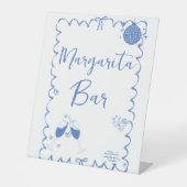 Letzten Toast an der Küste Margarita Bar bachelore Sockelschild (Vorderseite)