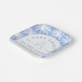 Letzten Toast an der Küste Strand Bachelorette Pappteller (Gewinkelt)