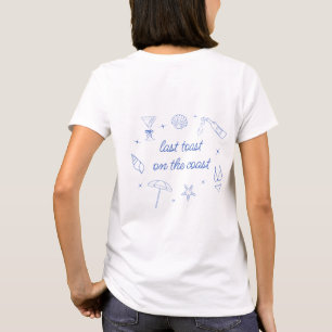 Letzten Toast an der Küste von whimsical Hand geze T-Shirt