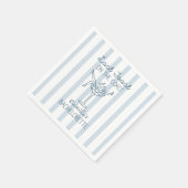 Letzten Toast an der Küste Whimsical Bachelorette Serviette (Ecke)