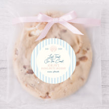 Letzten Toast auf dem Bachelorette-Rundaufkleber