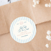 Letzten Toast auf dem Bachelorette-Rundaufkleber Runder Aufkleber