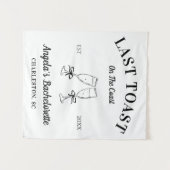 Letzten Toast auf dem Junggeselinnen-Abschied an d Wandteppich (Vorderseite (Horizontal))