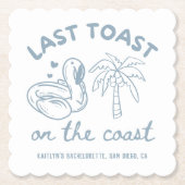 Letzten Toast auf dem Untersetzer des Junggeselinn (Vorderseite)