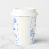 Letzten Toast auf den Pisten Bachelorette Wochenen Pappbecher (Links)