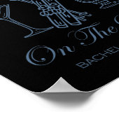 Letzten Toast auf den Pisten Chelor Ski Bridal Tei Poster (Ecke)