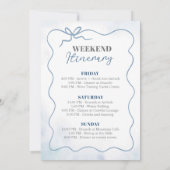 Letzten Toast auf den Pisten Hütte Junggeselinnen- Einladung (Rückseite)