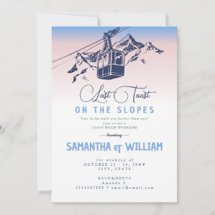 Letzten Toast auf den Pisten Ski Joint Bach Weeken Einladung