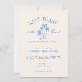 Letzten Toast auf der Bachelorette Girls Trip Einladung (Vorderseite)