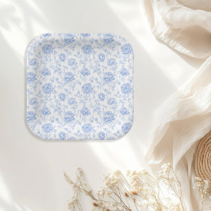 Letzten Toast auf der Flora-Küste Bachelorette Pappteller