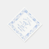 Letzten Toast auf der Flora-Küste Bachelorette Serviette (Ecke)