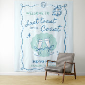 Letzten Toast auf der Kulisse des Küstenbacheloret Wandteppich (Beispiel)