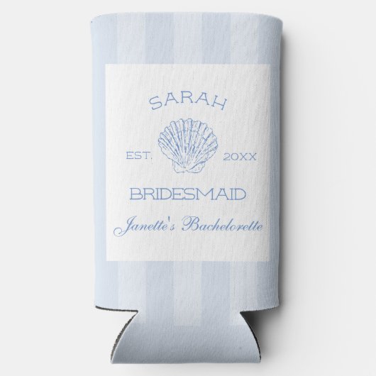 Letzten Toast auf der Küste Junggeselinnen-Abschie Selters Dosenkühler (Rückseite)