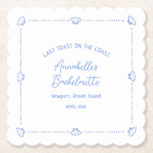 Letzten Toast auf der Küste Junggeselinnen-Abschie