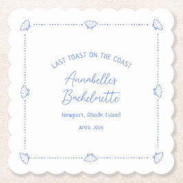 Letzten Toast auf der Küste Junggeselinnen-Abschie Untersetzer