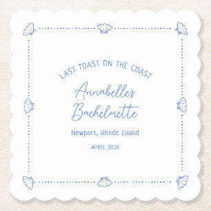 Letzten Toast auf der Küste Junggeselinnen-Abschie Untersetzer