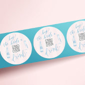 LETZTEN TOAST AUF DER KÜSTE KAUFEN SIE DIE BRIDE E RUNDER AUFKLEBER