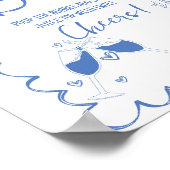 Letzten Toast auf der Küste Mimosa Bar Table Zeich Poster (Ecke)