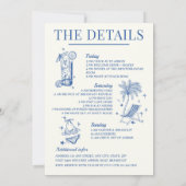 Letzten Toast auf der Küstenstraße Einladung (Rückseite)