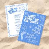 Letzten Toast auf der Küstenstraße Einladung