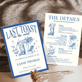 Letzten Toast auf der Küstenstraße Einladung