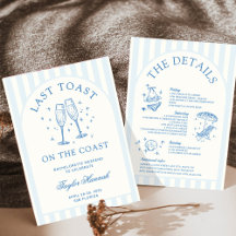 Letzten Toast auf der Küstenstraße