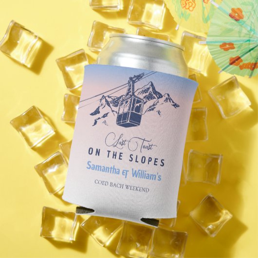 Letzten Toast auf der Piste Ski Bachelorette Viele Dosenkühler (In Situ Sommer)