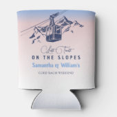 Letzten Toast auf der Piste Ski Bachelorette Viele Dosenkühler (Rückseite)