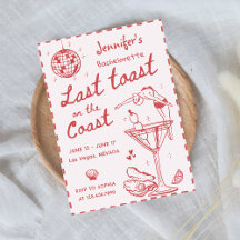 Letzten Toast rosa am Wochenende des Bachelorette