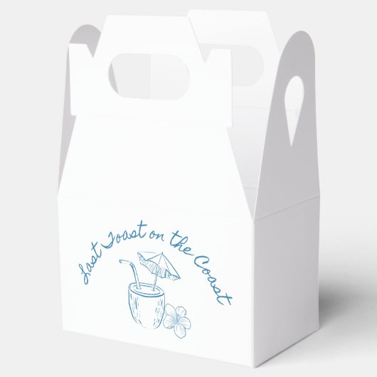 Letzten Toast über die Coast Junggeselinnen-Abschi Geschenkschachtel (Geöffnet)