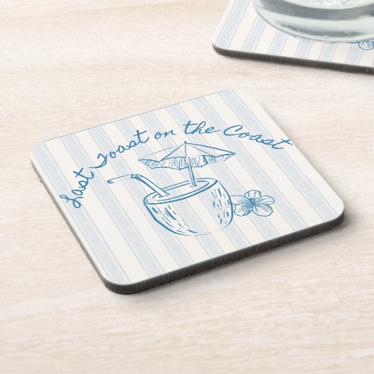 Letzten Toast über die Coast Junggeselinnen-Abschi Getränkeuntersetzer (Linke Seite)