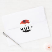 LETZTENDLICH VERGESSEN WIR SOLDATEN RUNDER AUFKLEBER (Umschlag)